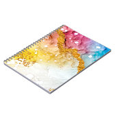 Carnet Tendances dans les couleurs pastel. Une créativité (Côté gauche)