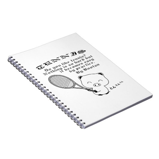 Carnet Tennis (Côté Droit)