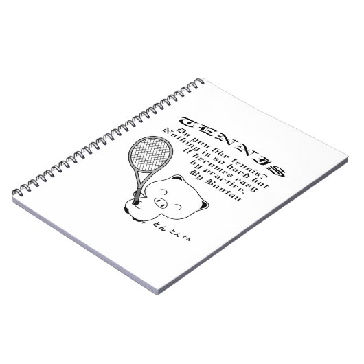 Carnet Tennis (Côté gauche)