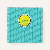 Carnet Tennis Ball Net NOM Jeu Sport Sketch Coach (Devant)