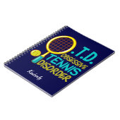 Carnet Tennis drôle (Côté gauche)