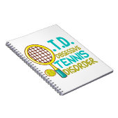 Carnet Tennis drôle (Côté Droit)