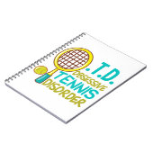 Carnet Tennis drôle (Côté gauche)