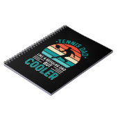 Carnet Tennis Papa Retro Sunset (Côté gauche)