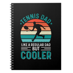 Carnet Tennis Papa Retro Sunset