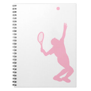 Carnet Tennis rose clair