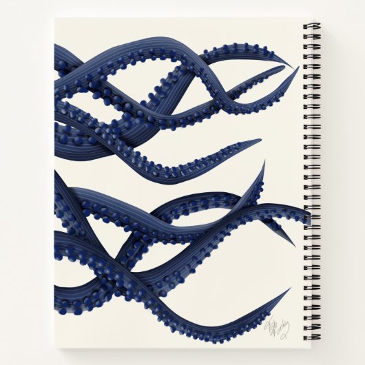 Carnet Tentacles géants de pieuvre (Dos)