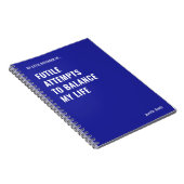 Carnet Tentatives futiles pour équilibrer une citation am (Côté Droit)