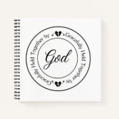 Carnet Tenue avec grâce par Dieu (Devant)