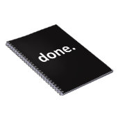 Carnet Terminé (Côté Droit)