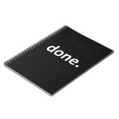 Carnet Terminé (Côté gauche)