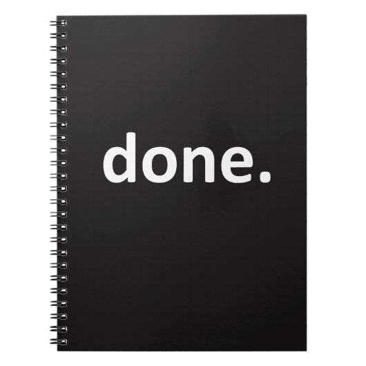 Carnet Terminé (Devant)