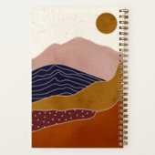 Carnet Terracotta Desert Sun | ABSTRAIT (Verso)