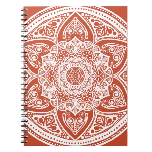 Carnet Terracotta Mandala (Devant)