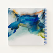 Carnet Terrain Abstrait - Bleu (Dos)