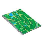 Carnet terrain de golf par golf green (Côté Droit)