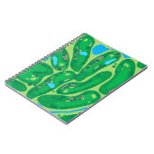 Carnet terrain de golf par golf green (Côté gauche)