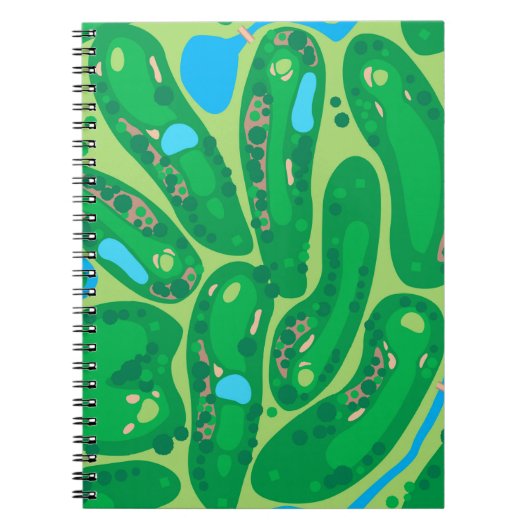 Carnet terrain de golf par golf green (Devant)
