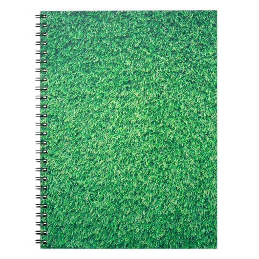 Carnet Terrain gazon vert texture (Devant)