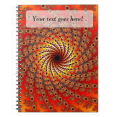 Carnet Terrapin Spin Fractal Art (Devant)