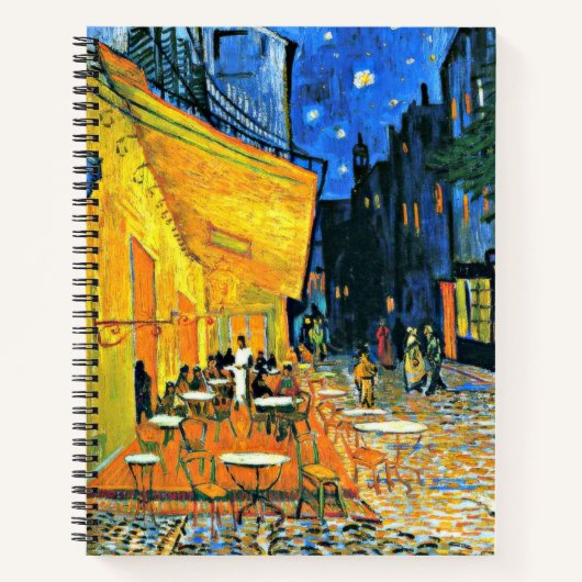 Carnet Terrasse du Café par Vincent van Gogh, (Devant)