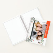 Carnet Terrazzo Deux Photo Moderne Nom Personnalisé (Intérieur)