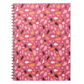 Carnet Terrazzo Motif rose (Devant)