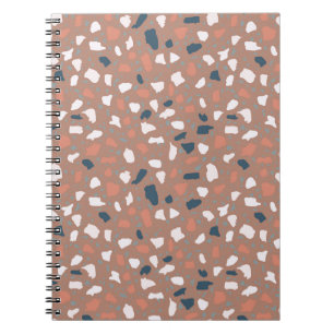 Carnet Terrazzo sol motif sans soudure. pierre vintage,