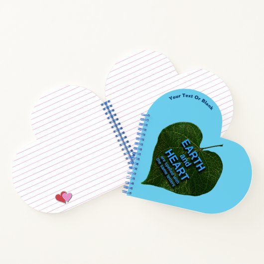 Carnet Terre - Anagram du coeur (Intérieur)