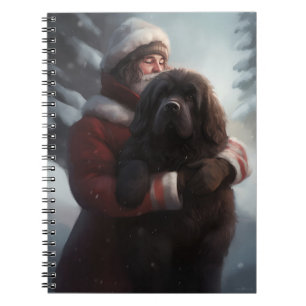 Carnet Terre-Neuve avec Noël Festif du Père Noël
