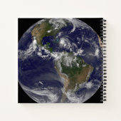 Carnet Terre Pleine Avec L'Ouragan Irène Au-Dessus Des Ba (Dos)