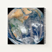 Carnet Terre Pleine Montrant L'Hémisphère Est. (Dos)