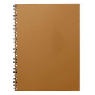 Carnet Terre Soudan Brown Neutre Couleur Solide Imprimer