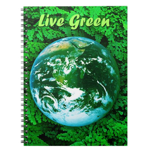 Carnet Terre verte - conscience écologique (Devant)