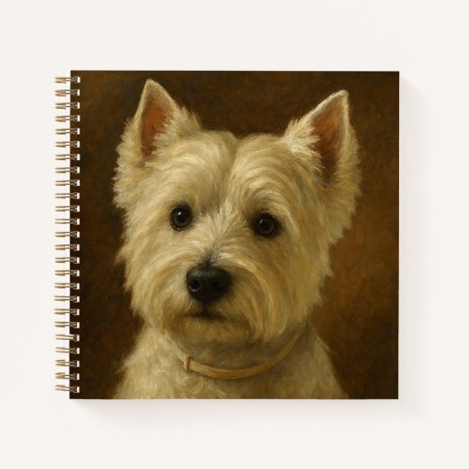 Carnet Terrier blanc de West Highland (Devant)