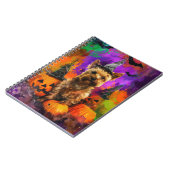 Carnet Terrier Cairn Épouvantable Chien Sorcière Hallowee (Côté gauche)