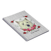 Carnet Terrier Cairn Roses (Côté Droit)