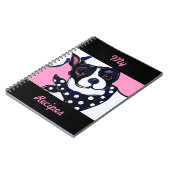 CARNET TERRIER DE BOSTON (Côté gauche)