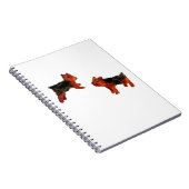 Carnet Terrier Fun Cute Dote Art (Côté Droit)