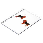 Carnet Terrier Fun Cute Dote Art (Côté gauche)
