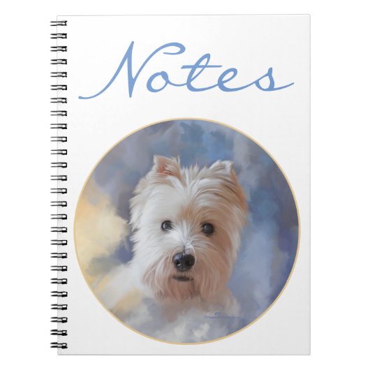Carnet Terrier West Highland White (Devant)