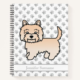 Carnet Tervueren Cairn Terrier Chiot Dessin Animé & Texte