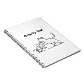 Carnet Test de gravité avec un chat drôle | Science migno (Côté Droit)