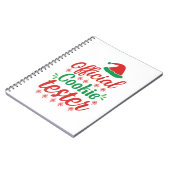 Carnet Tester officiel de biscuits Xmas Art (Côté gauche)