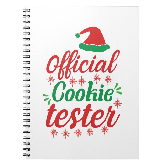 Carnet Tester officiel de biscuits Xmas Art (Devant)