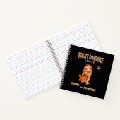 Carnet Testeur QA Humour Félin (Intérieur)