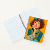 Carnet Tête blanche en Pois (Intérieur)