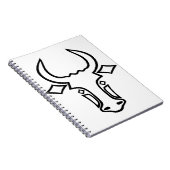Carnet Tête Bull (Côté Droit)