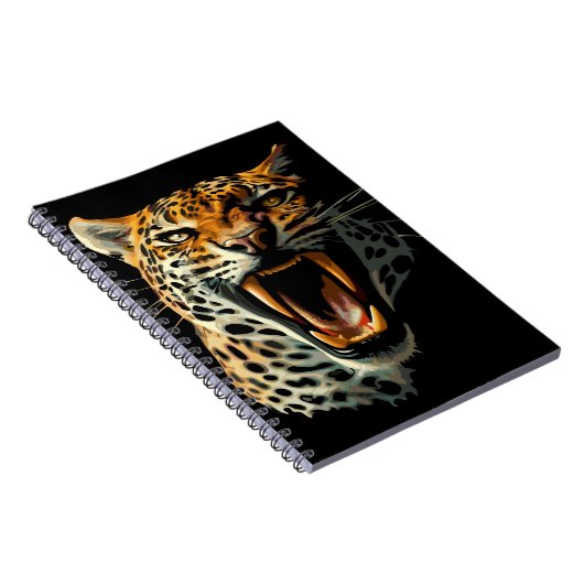 Carnet Tête d'attaque du léopard (Côté Droit)