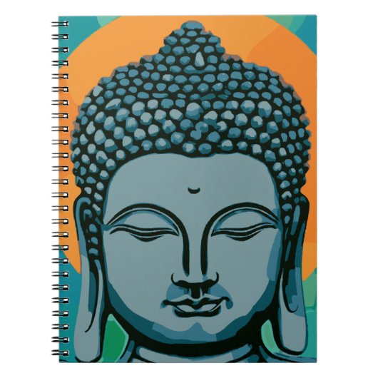 Carnet Tête de bouddha zen (Devant)
